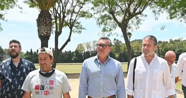 Visita de Gavira al Campo de Gibraltar
