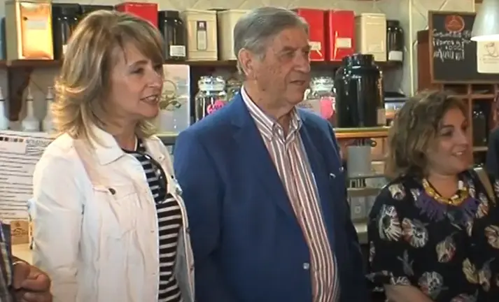 Emilio Herrera con Pilar Pintor (i)