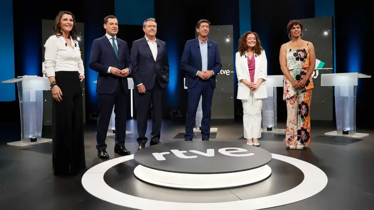 Los protagonistas del debate