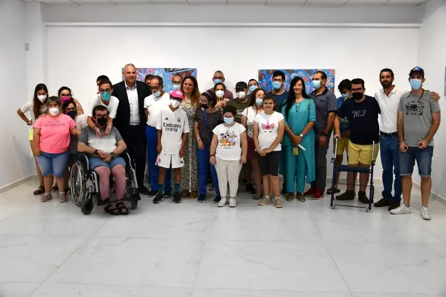 Visita de Asansull a la exposici&oacute;n
