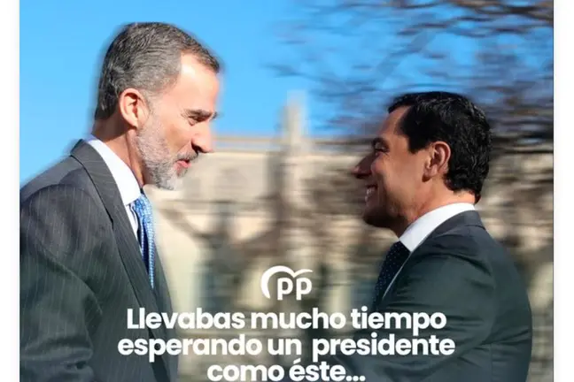 cartel con el rey