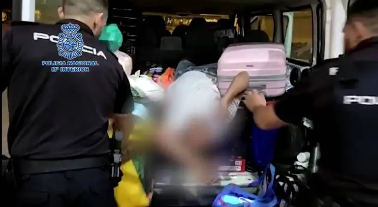 Una de las detenciones de la operaci&oacute;n