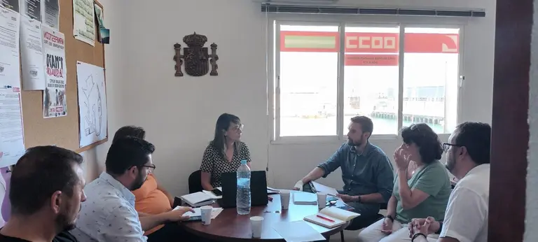 Reuni&oacute;n de CCOO y Por Andaluc&iacute;a sobre SASEMAR