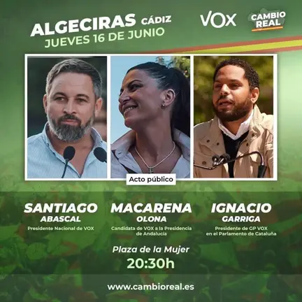 cartel del mitin