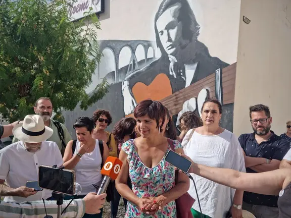 Teresa Rodr&iacute;guez, en Algeciras