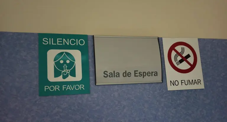Sala de espera en un centro de salud algecire&ntilde;o