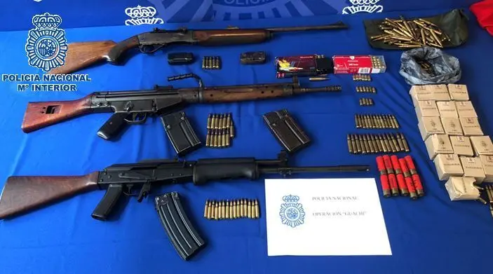 Armas intervenidas