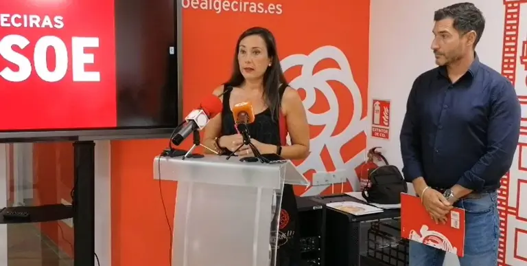 Comparecencia de Rocio Arrabal y Fran Fernandez