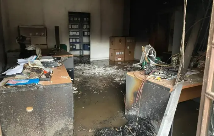 Incendio en Urbanismo de Los Barrios