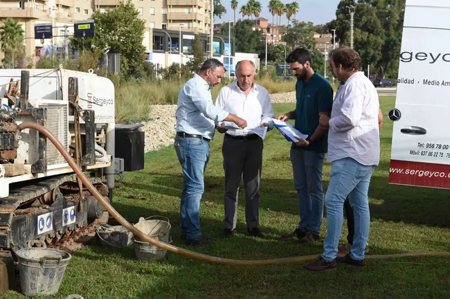 Visita a las obras de la nueva estaci&oacute;n de bombeo