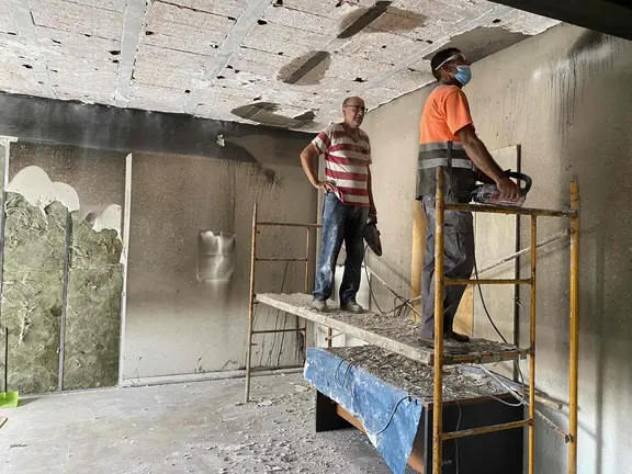 Limpieza y restauraci&oacute;n de las oficinas de Urbanismo