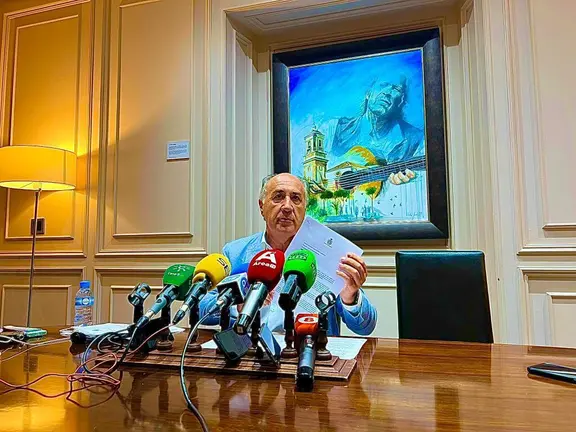 Rueda de prensa de Landaluce