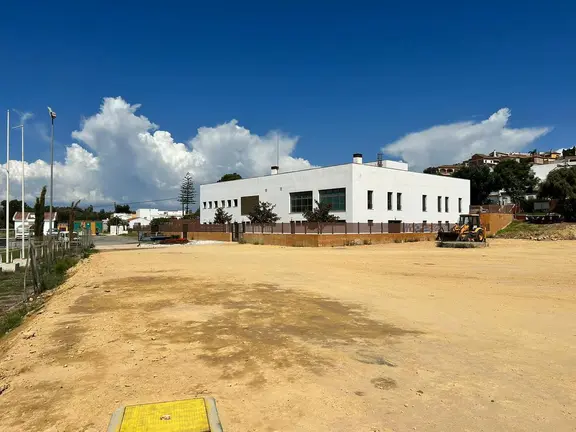 Obras del centro deportivo