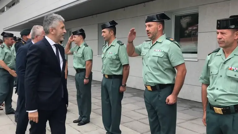 Grande Marlaska, en un acto de la Guardia Civil