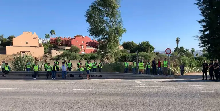 Piquetes informativos en el Acceso Norte