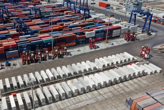 Contenedores reefer en el Puerto de Algeciras 