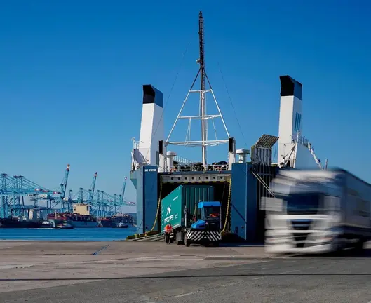 Puerto Algeciras tr&aacute;fico roro 