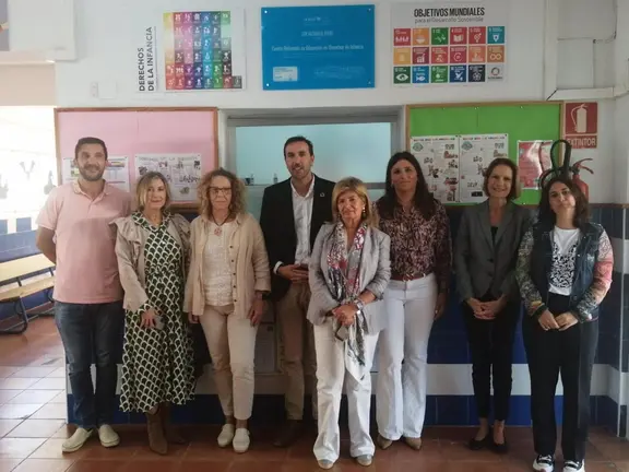 Paredes, en el CEIP Guzm&aacute;n el Bueno