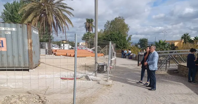 Visita a las obras