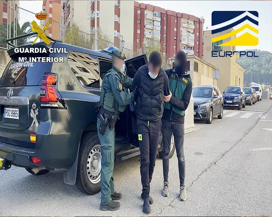 Imagen de una de las detenciones