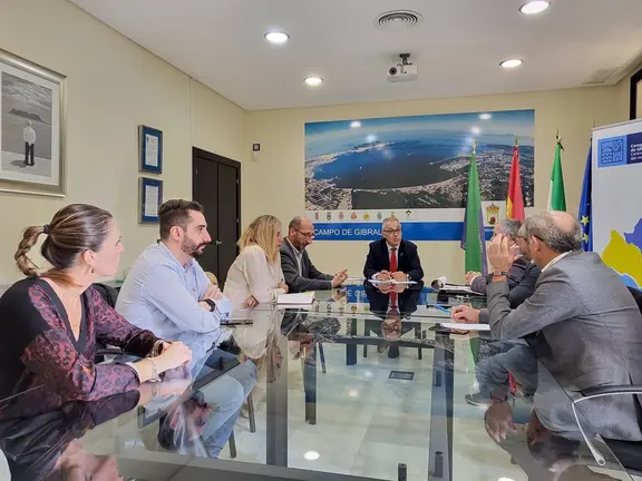 Reuni&oacute;n del Mancomunidad de Municipios del Campo de Gibraltar y Grupo Transfronterizo