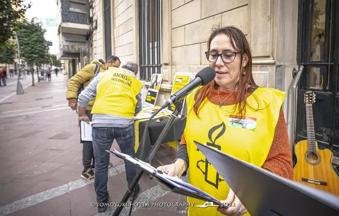 Acto en defensa de las mujeres de Ir&aacute;n/ Tomoyuki Hotta