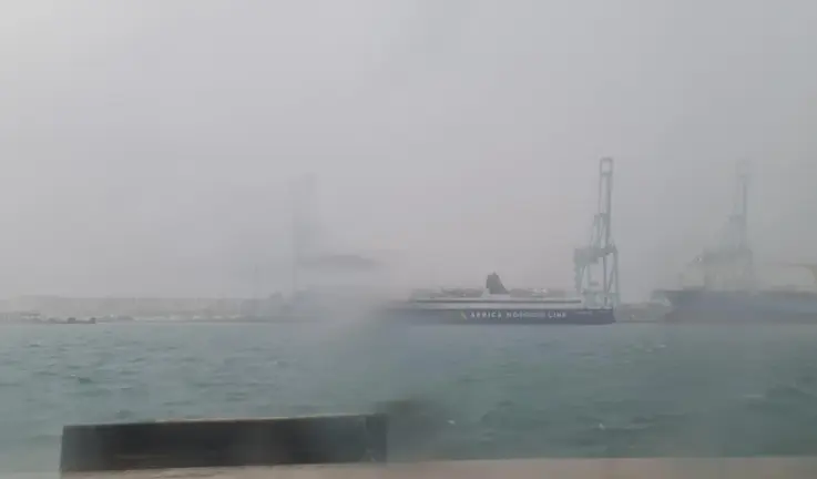 Temporal en el puerto