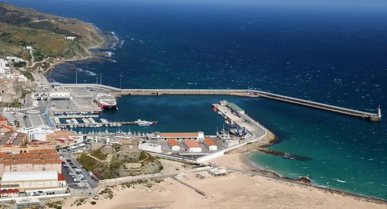 A&eacute;rea. Puerto de Tarifa