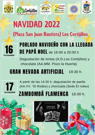 Cartel Navidad 2022 Los Cortijillos