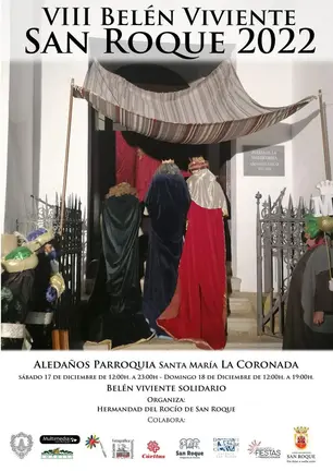 Cartel del Bel&eacute;n Viviente