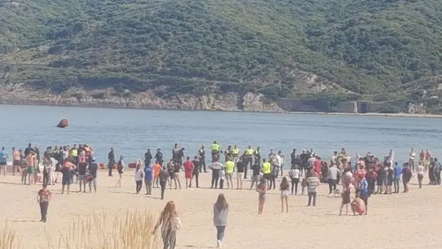 Getares, momentos despu&eacute;s del tr&aacute;gico suceso