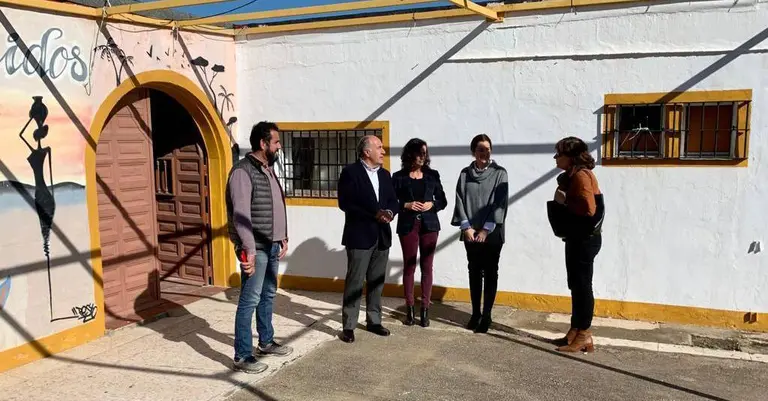 Obras en la casa de acogida de Pescadores