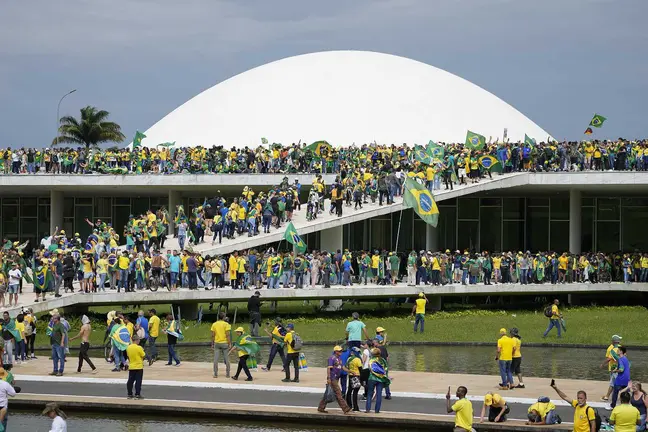 Asalto al Congreso en Brasil