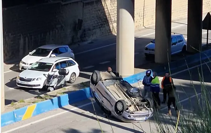 Accidente en la A-7