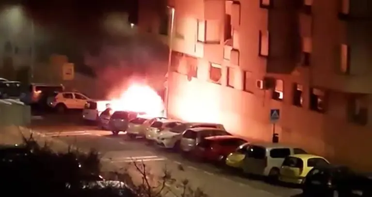 Imagen del incendio