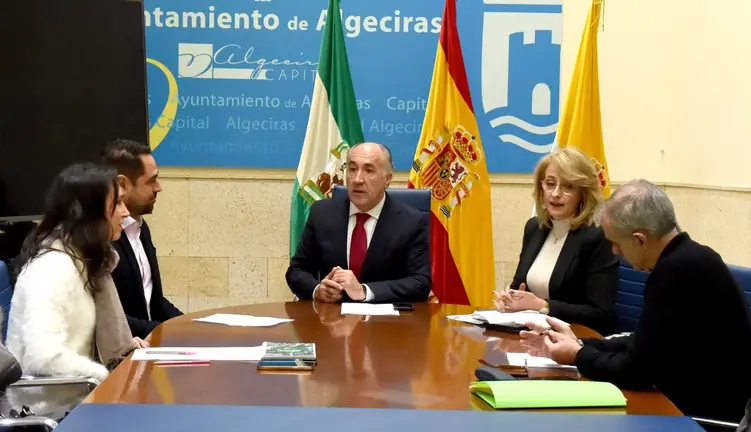 Reuni&oacute;n en el Ayuntamiento con la Sociedad Algecire&ntilde;a de Fomento