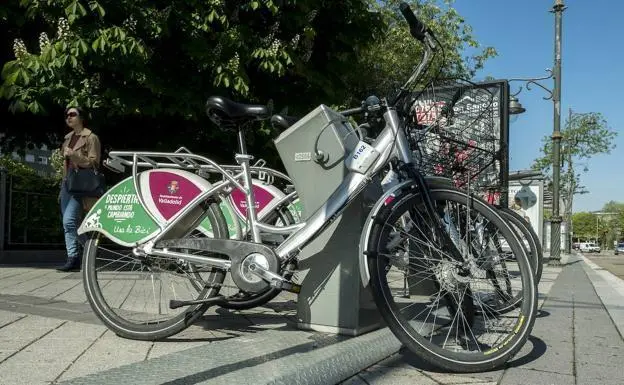 Sistema de pr&eacute;stamo de bicis de Valladolid