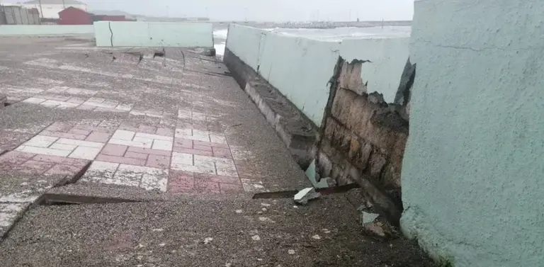 Da&ntilde;os en el Paseo Mar&iacute;timo
