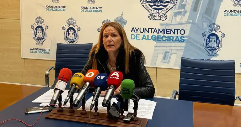 Maria Solanes, en rueda de prensa