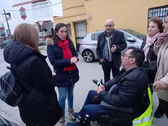 Roc&iacute;o Arrabal en visita barrio Juliana 1