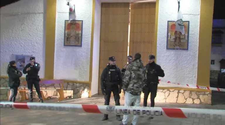 La Iglesia de San Isidro, despu&eacute;s de producirse los hechos