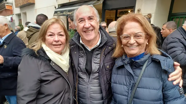 Landaluce y Cid, junto a Ana Rosa Meana, el pasado mes de febrero