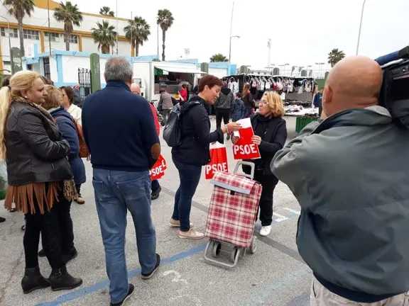 Gemma Arujo en una campa&ntilde;a electoral