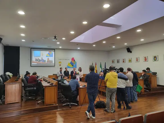 Lozano, durante el balance de gesti&oacute;n