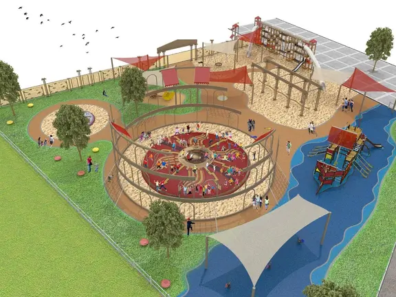 Parque infantil Barb&eacute;sula