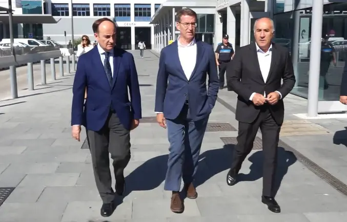 Feijo, durante su visita a la ciudad