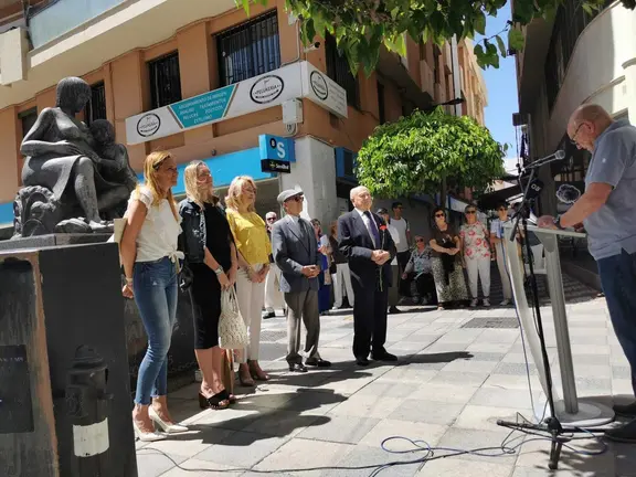 Las concejales del equipo de Gobierno durante el acto organizado por Academus