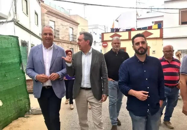 Daniel Perea, junto a Espadas y Ruiz Boix