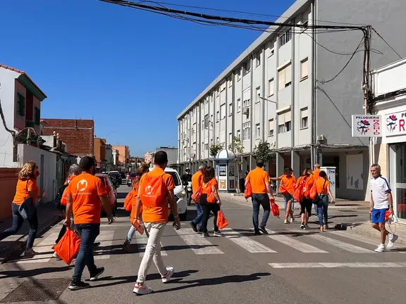 El equipo de La L&iacute;nea 100%, en La Atunara