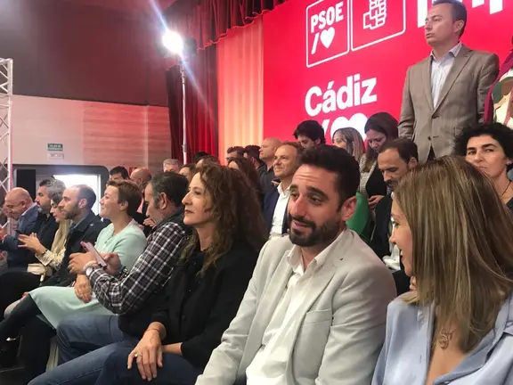 Daniel Perea, en un acto electoral